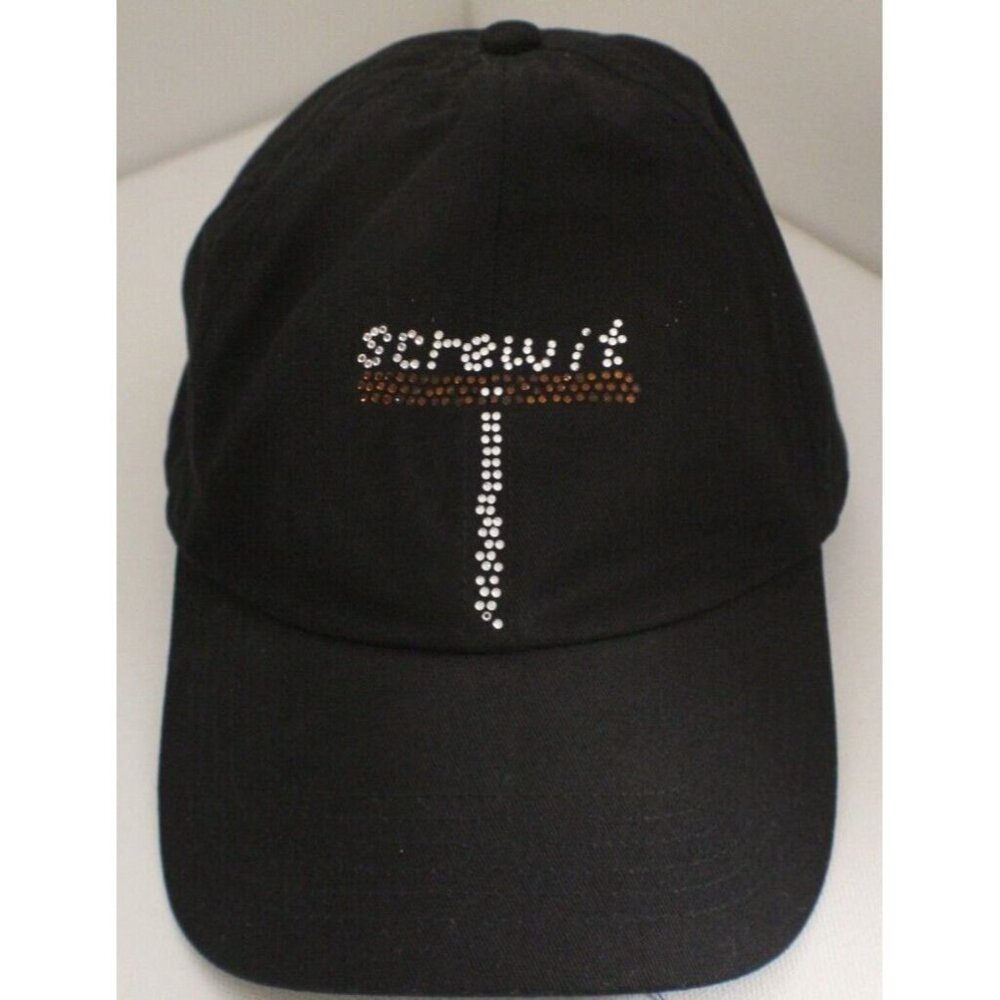 Screw‎ It Corkscrew Bedazzled Baseball Cap